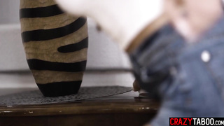 Wifey Kenna James collective her spouse with super hot Nanny with phat bum April Olsen