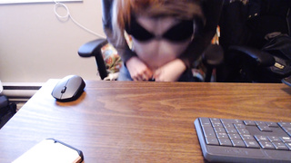 teenage wanking at work