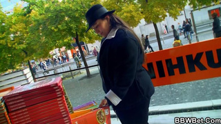 BBWBET - Picked up thick backside fatty rails his ample stiffy