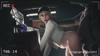 Vanessa from FNAF taking BIG BLACK COCK - by General Butch