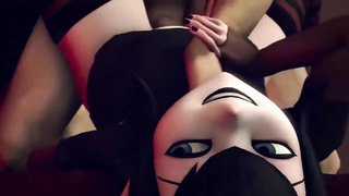 Motel Transylvania - Dracula Mavis 3 DIMENSIONAL Pornography Compilation - Worgen smashing Mavis - BIG BLACK COCK Blacked