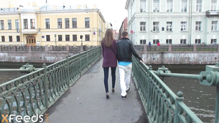 XFeeds - Nubile analyzed after being hooked up