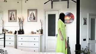 Mature brown-haired is anxiously fellating a rock rigid beef whistle, while getting on all fours in front of her paramour