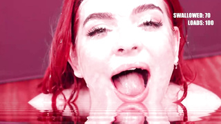 Ravishing femmes are deepthroating spears and slurping new spunk or getting it all over their faces