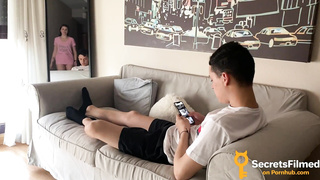 My stepsis and I were home alone after a long time wanting each other