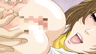 Titillating anime porn COUGAR taunting a nubile huge schlong