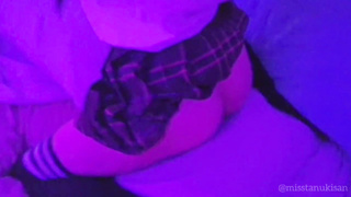 Inexperienced legal compilation student uniform boinking cushion and bang-out silicone woman finger-tickling ass fucking butt-plug