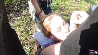 Gf lost at rock-paper-scissors and had to gargle dude traveler - IMPRESSIVE FACIAL CUMSHOT - POINT OF VIEW