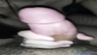 Scorching Chinese cougar with phat boobies is dressed in glamour, black undergarments while pleasuring a random man