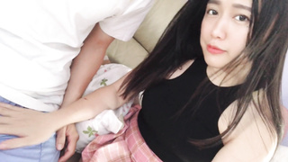 巨乳女學生真實約砲口爆實錄Big milk cans student real date Jizm in jaws