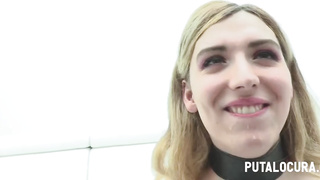 Medusa is deep-throating a huge sausage as deep as she can drink it, to satiate her fellow