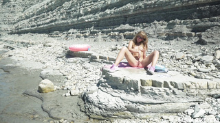 Incredible wild naturist nymph in sunglasses deep throats & rails a ample fuck stick in public beach - Sasha Bikeyeva