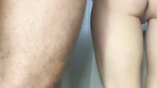 Pulverized a neighbor on the window in the butt and spunk in her facehole