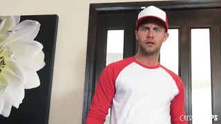 Cherie Deville is having xxx bang-out with a pizza delivery boy instead of providing him tips