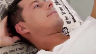 Accomplished towheaded is eating her paramour's bum while he is stroking off, because he luvs it