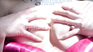 Y2K Chinese High college college girls enjoy clittie ejaculation before college.