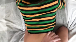 Messy hoe takes deep dicking and PHAT facial cumshot jizz shot