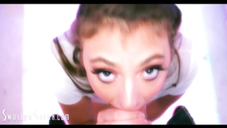 UBER-SEXY STUNNERS DANCE TAUNT DISROBE EAT JACK MILK DEEP-THROAT MAN ROD at DRINK PARLOR