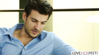 Athena Faris is using her sensuous soles to satiate folks, after getting boned from the back