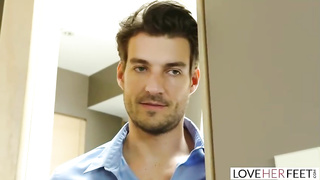 Athena Faris is using her sensuous soles to satiate folks, after getting boned from the back