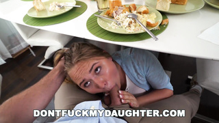 Light-Haired Nubile PHAT ASS WHITE GIRL Alyssa Cole Gets Her Way With Daddy’s Buddy