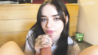 Kinky Uber-Cute Teenager Gives Grubby Oral Job ♡ YourPersonalWaifu