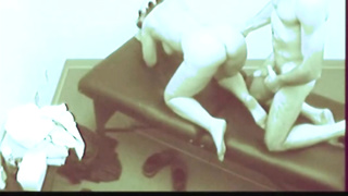 SCANDALOUSGFS - Super-Fucking-Hot Honey in Sauna Suck Off and Plowing Caught on Webcam