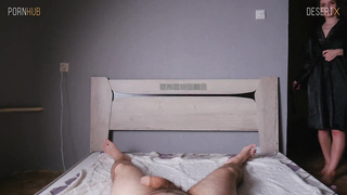 Adorable gal riging on my humungous bone