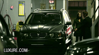 Gonzo four-way with steaming stunner Claire Castel