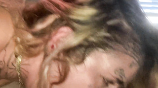 tat teenage spunk in gullet sucky-sucky - keeps inhaling and slurps up the jizm!!!