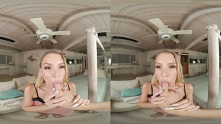 5 Starlet Service From Light-Haired Stunner Evelyn Payne VR Pornography