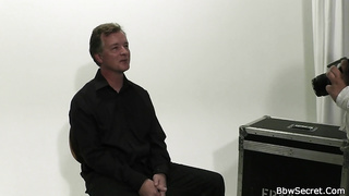 Mega-mounds ebony PLUMPER takes hotwife man meat