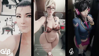 Killer dolls are fellating rock rock hard bones as deep as they can and getting doublefucked