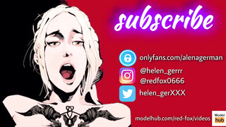 Tattoed Woman Admires Her Magnificent Bod in Mirror and Suck