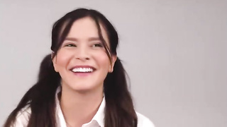 Colombian black-haired is having a girl-girl practice after getting slobber- roasted during a mmf 3 way