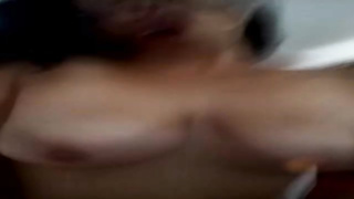 Mature dame with curly hair is deepthroating her paramour's pecker and getting screwed from the back