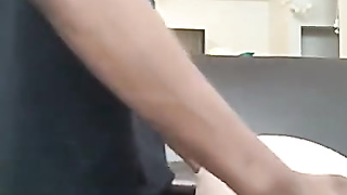 BIG BLACK COCK plumbs petite white lady