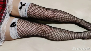 I took off a schoolgirl