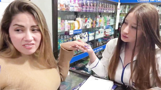 Sara Light-Haired and Soy Roouse are making love with each other, while no one is seeing them