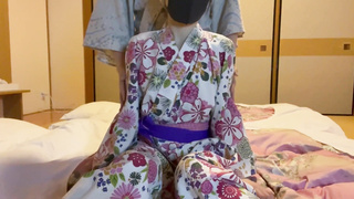 20 yr elder Asian Gal Enjoys To Finger-Tickling.She climax a plenty of in my yukata.