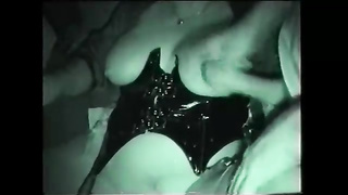 Huge-Titted plus-size is getting gangabnged in the middle of the night, in front of the camera