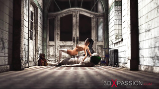 Supah super-hot killer school woman gets penetrated rigid by an Ominous clown in an deprived clinic