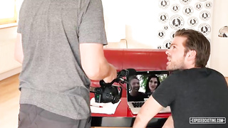 Unsheathed Audition: Mind-Blowing Brit COUGAR Jasmine Jae Holds Super-Fucking-Hot MMF Three-Way Casting On PornHD  - HD pornography movie - PornHD