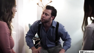 Smallish breasted honey needed a superb pound, so she got down and filthy with a neighbor