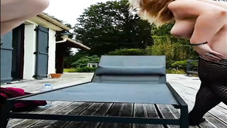 Nikki Brooks is a large breasted, towheaded lady who knows how to make herself jizz