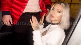 Turkish Damla Ozden jizz flow INTERCOURSE GONZO next to the VAN
