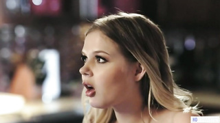 Horny chicks who aren't lezzies are finger-banging each other's honeypot in the middle of the night