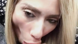 Littleangel84 - Ass-Fucked in public in the trouser snake of the truck