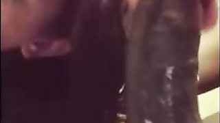 Spun SnowBunny Slobbers & Gasps on BIG BLACK COCK Then Munches Jizz Pornography Movies - Tube8