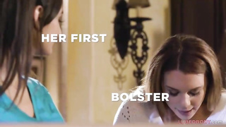 Enthralling lezzies are making love with each other in a rubdown apartment and yelling while doing it